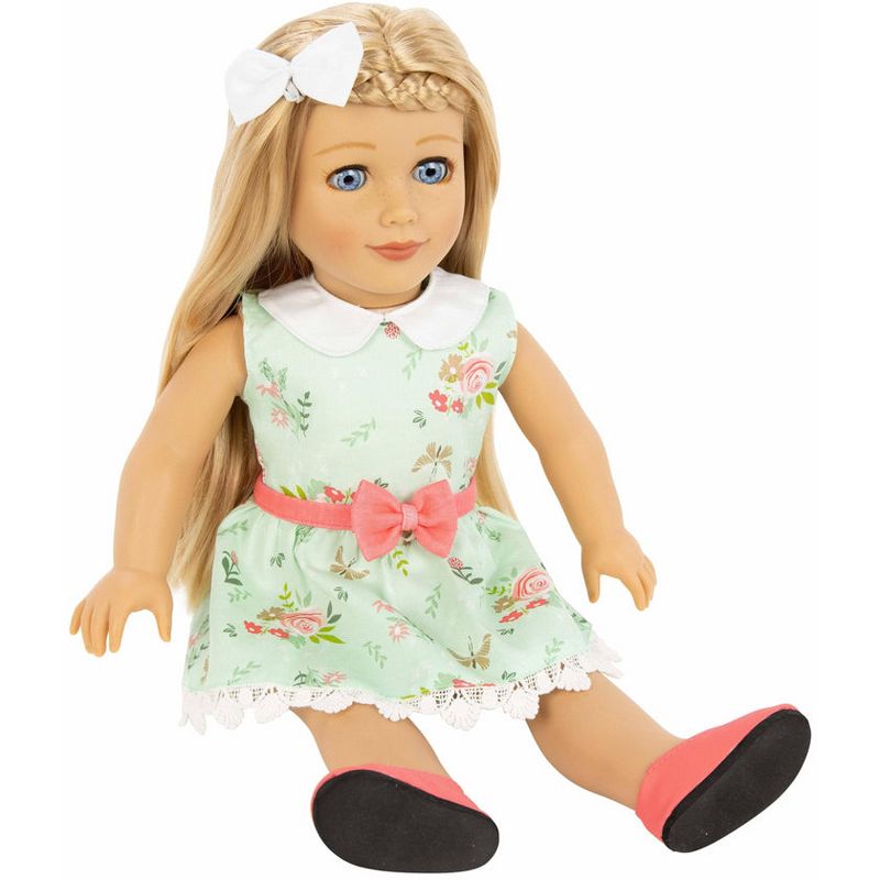 Playtime By Eimmie 18 Inch Doll with Clothing and Backpack Case Eimmie, 4 of 8