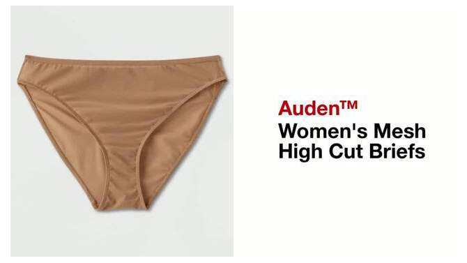 Women's Mesh High Cut Briefs - Auden™, 2 of 5, play video