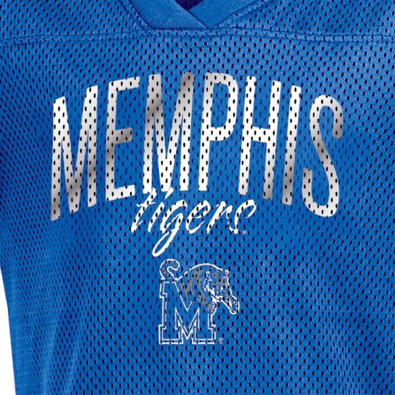 NCAA Memphis Tigers Girls&#39; Mesh T-Shirt Jersey, 3 of 4