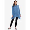 Woman Within Plus Size Velour Cowl Neck Pocket Tunic - 4 of 4