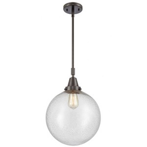 Beacon - 1 Light Stem Hung Mini Pendant In Industrial Style-16.13 Inches Tall and 12 Inches Wide - 1 of 1