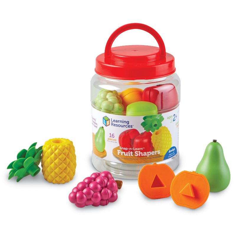 Learning Resources Snap-N-Learn Fruit Shapers, 1 of 4