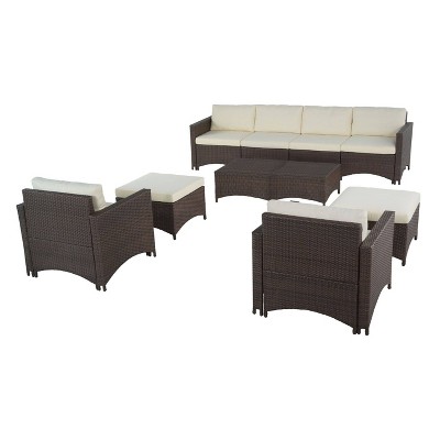 7pc Studio Shine Collection Patio Conversation Set - W Unlimited