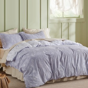 BAGOKIE Bedding Set with Comforter and Pillow Sham for All Season - 1 of 4