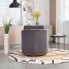 NicBex Swivel Accent Chair Modern 360 Degree Barrel Chair Club Chair Leisure Arm Chair Sofa Chair for Living Room, Bedroom, Office - 3 of 4