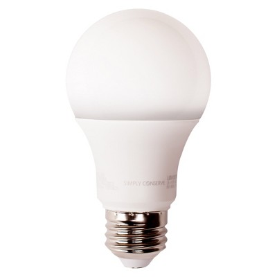 Simply Conserve 75-Watt Equivalent A19 Dimmable LED Light Bulb Contractor Pack, 2700K Soft White, 60-pack