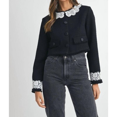Women's Paris Tweed Long Sleeve Jacket - MABLE