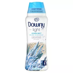 Downy Light Ocean Mist Laundry Scent Booster Beads for Washer with No Heavy Perfumes - 20.1oz