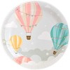 Sparkle and Bash 80-Pack Hot Air Balloon Disposable Paper Plates 9" Baby Shower Party Supplies - 2 of 4