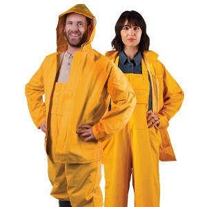 Stansport Commercial .42mm Thick Rainsuit Yellow - 1 of 4