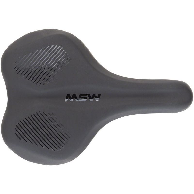 MSW SDL-192 Spin Fitness Saddle - Black Soft-Touch Cover High Density Foam, 3 of 7