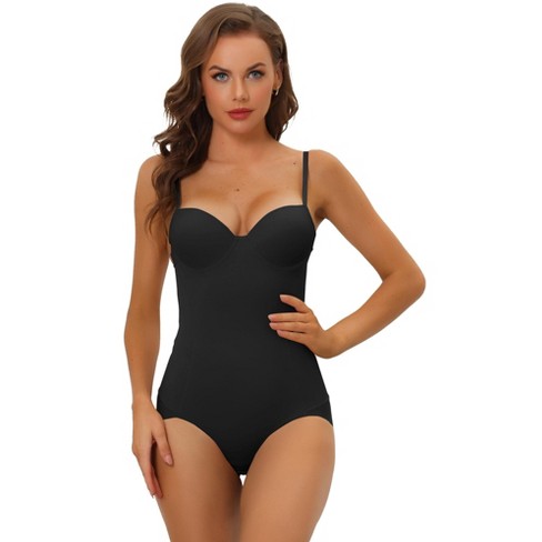 Women Slimming Bodysuits One-Piece Shapewear Tops Tummy Control Body Shaper  Seamless Jumpsuit with Built-in Bra : : Clothing, Shoes &  Accessories