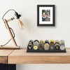 Americanflat 12x4 Challenge Coin Display with 4 Rows in Black - Military Coin Display Stand in Solid Engineered Wood - 4 of 4