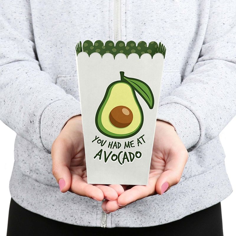 Big Dot of Happiness Hello Avocado - Fiesta Party Favor Popcorn Treat Boxes - Set of 12, 5 of 6