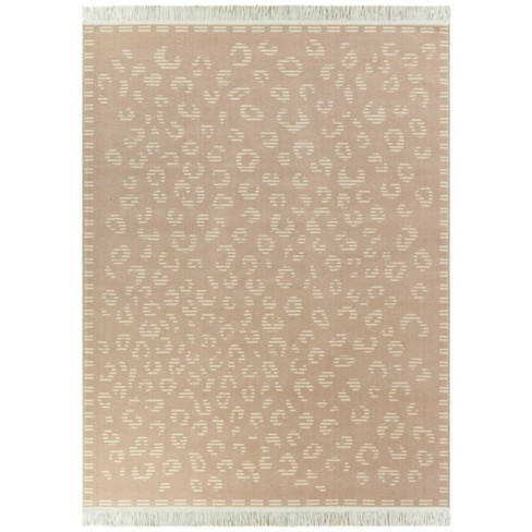 Daffodil Leopard Print Woven Rug - Threshold™ : Target