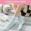 SEVOBAL 7 Pairs Normal Socks Warm Cozy Gifts for Women Fluffy Fuzzy Sock Plush Sleeping Slipper Socks Soft Warm Fabric, Multicolored, - 3 of 4