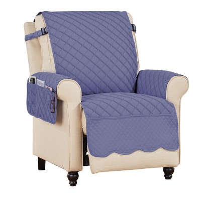 Collections Etc Camille Quilted Reversible Machine Washable Furniture Protector
