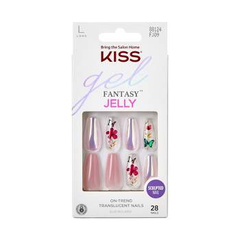 KISS Products Jelly Fantasy Nails - Jelly Cookie - 31ct