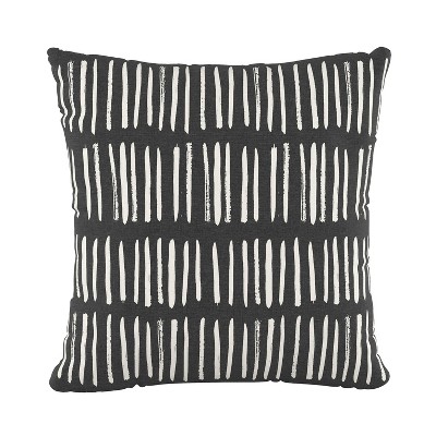 18"x18" Dash Polyester Square Throw Pillow - Skyline Furniture