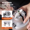 VEVOR Ball Vise, 5" Engraving Setting Tool, 360° Rotation Engraving Block Vise, 69 PCS Attachment Engraving Block Tools Standard Block,Black&Silver - 4 of 4