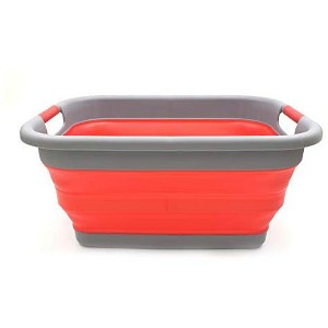 SAMMART 41L (10.8 gallon) Collapsible Plastic Laundry Basket/ Wash Tub - 1 of 4