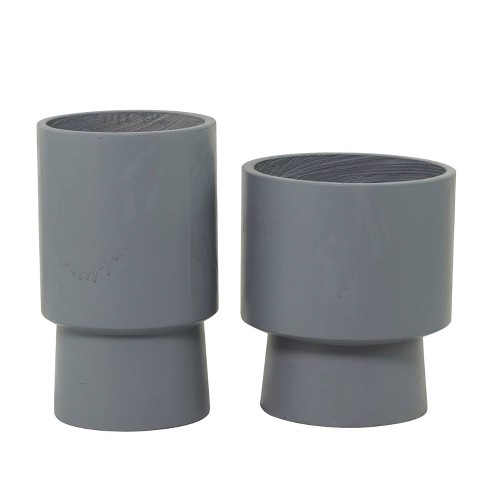 2pc Modern Ceramic Planter Pots - Cosmoliving By Cosmopolitan : Target