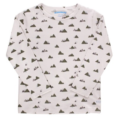 Image of RuggedButts Mellow Mountains Basic Tee - Off-White : 0-3 Months