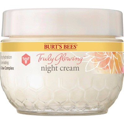 Burt's Bees Truly Glowing Night Cream - 1.8oz