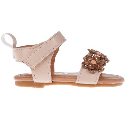 bebe Girl's Shoes - Infant Flats with Glitter and Rhinestone - Flats for Infants