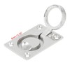 Unique Bargains 316 Stainless Steel 62x44mm Boat Floor Locker Hatch Lift Flush Ring Pull Handles - 4 of 4