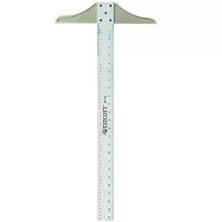 12 x 12 in, Transparent Juvale Trig Scale Adjustable Triangle with Inking Edge 