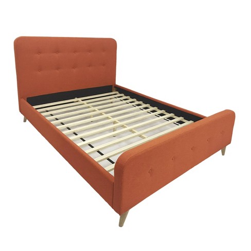 Priya Mid Century Bed Queen, Target Queen Size Bed Frame