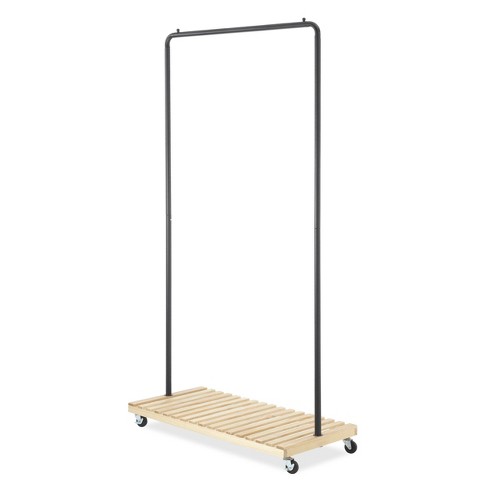 Target wood garment rack hot sale