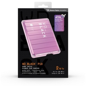 Western Digital 2TB WD_BLACK P10 Xbox Series Game Drive - Pink: HDD, Micro USB, Multi OS Compatibility - 1 of 4