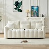80.7" Modern Teddy Sofa,3 Seat Deep Couch with Solid Wood Frame & Plush Cushions for Living Room,Bedroom,Apartment,Office-Baofuwish - 2 of 4