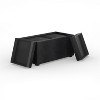 NicBex Modern Mid-Century 5 Piece Ottoman Bench with Storage & Flip Tray Top,Upholstered Storage Bench for Living Room,Bedroom,Entryway - 3 of 4