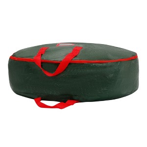 REGALWOVEN Christmas Foldable Round Waterproof Storage Bags with Handles - 1 of 4