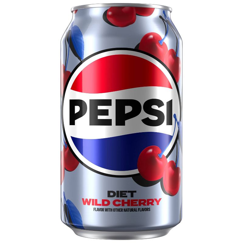 Diet Pepsi Wild Cherry Cola - 12pk/12 fl oz Cans, 3 of 9