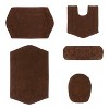 Waterford Collection Cotton Tufted Set of 5 Bath Rug Set - Home Weavers - 2 of 4