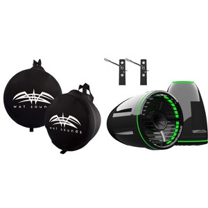 Wet Sounds REV-12-HD-XW-B Tower Speakers w/ Covers & Mount Kit - 1 of 4
