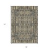 Gray Taupe And Beige Moroccan Washable Indoor Outdoor Area Rug - 3 of 4