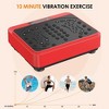 NAYSAYE Vibration Plate Exercise Machine with Resistance Bands for Lymphatic Drainage, Whole Body Vibrate for Home Fitness Workout Weight Loss - 3 of 4