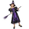 Garvee Dead Tree Witch Dress--Halloween Party Fancy Dress Up Deluxe Set with Hat Skirt for Girls - 3 of 4