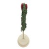 Snowbabies 7.75 In Wreath Ornament Holder Christmas Holly Figurines - 2 of 3