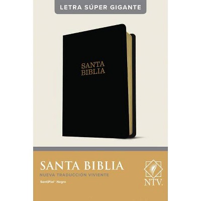 Santa Biblia Ntv, Letra Súper Gigante - Large Print by  Tyndale (Leather Bound)