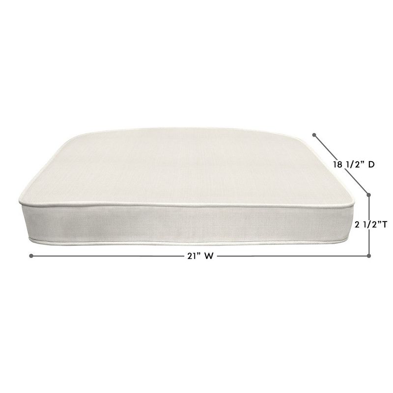 Honeycomb Outdoor Rounded Seat Pad (2-Pack), 2 of 7