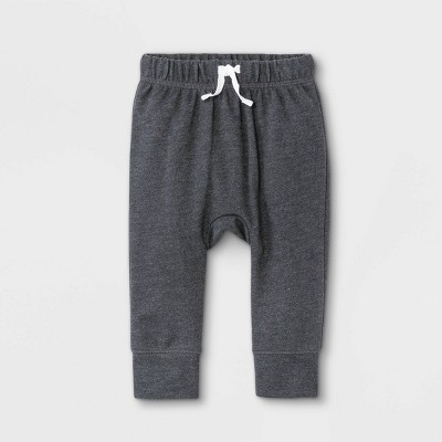 Image of Baby Harem Jogger Pants - Cat & Jack™ Charcoal Gray Newborn