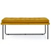 Nano 48" Upholstered Modern Double Layered Cushion Bedroom Bench - Maison Boucle - 3 of 4