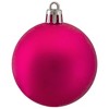 Northlight 60ct Shatterproof Matte Christmas Ball Tree Ornament Set 2.5" - Pink - 3 of 3