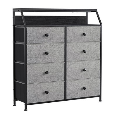 REAHOME 8 Drawer Dresser for Bedroom Chest of Drawers Closets Storage Units Org